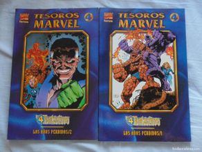 Cómics: Tesoros Marvel nº 1 y 2. Los Cuatro Fantasticos, Los años Perdidos . 1998. Marvel / Forum,
